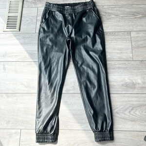 Retrod  Vegan Leather Jogger Pants